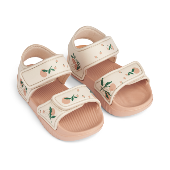 Liewood Zandeles Blumer Printed Sandals Peach / Sea shell